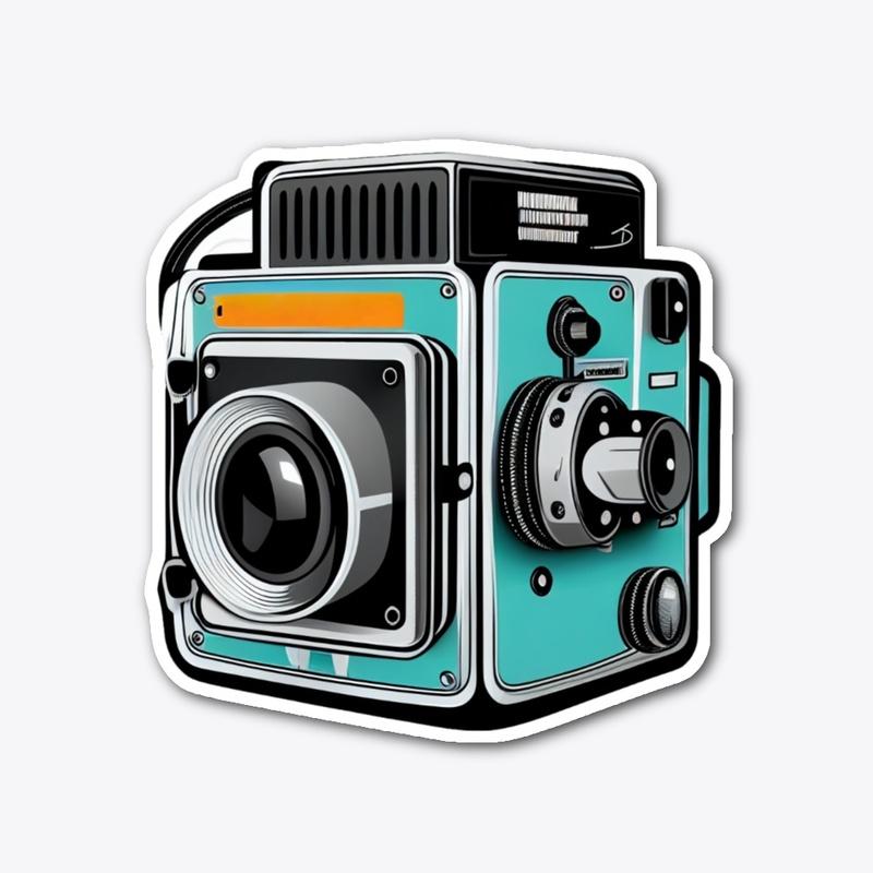 Vintage Camera - Teal Beast