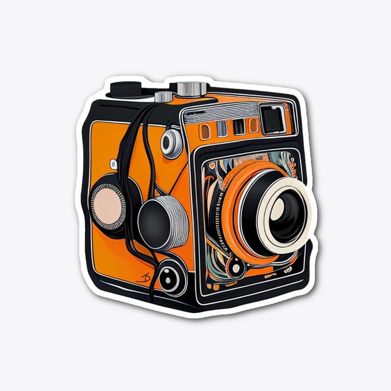 Vintage Camera - Camerawork Orange